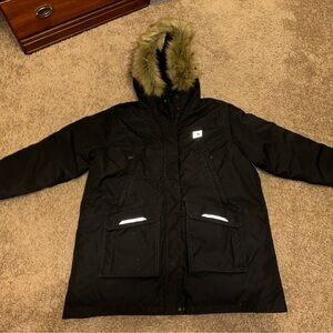 Carhartt Yukon Extremes Insulated Parka Jacket Black XXL 3M Thinsulate Fur Hood